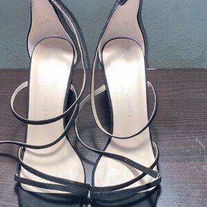Chinese Laundry Black Strappy Heels